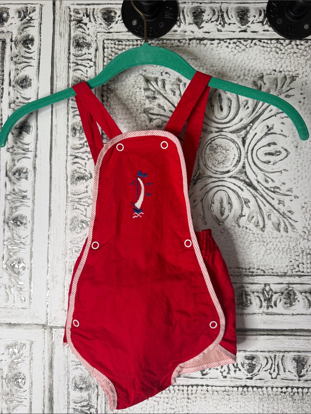Vtg Baby Sunsuit